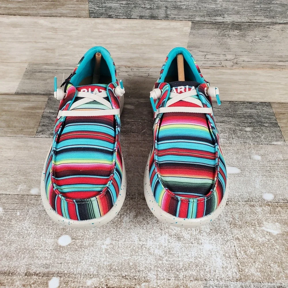 Ariat Hilo Womens Casual Shoes Sz 6 B Multi Striking‎ Serape Comfort Sneakers
